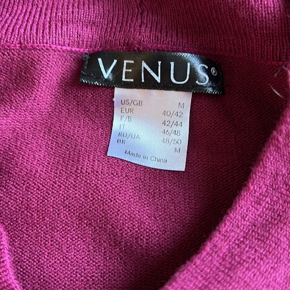Venus Long Sleeved Cranberry Sweater - Picture 5 of 6